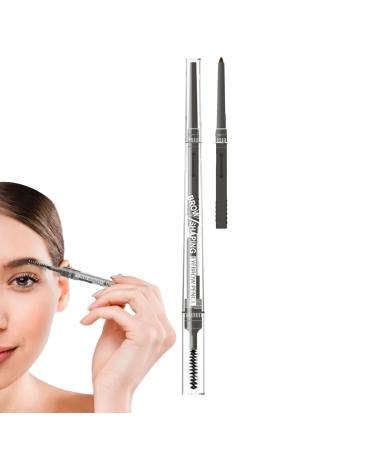 Eyebrow Pen Long Lasting Eye Brow Makeup Gel Pencils - Anti-Smudge Eyebrow Pencil Interchangeable Tip Birthday Christmas Gift for Mother Hersil Gray