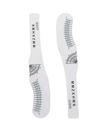 2Pcs Eyelash Ruler Set for Symmetrical Positioning and Length Measurement - Professional Curling Degree Tool - Buy Online on GoSupps.com