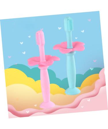 Buy Sewoart Silicone Baby Toothbrush - Infants & Toddlers Training Brush - Pink 1 Pack for Gentle Oral Care - Buy Online on GoSupps.com