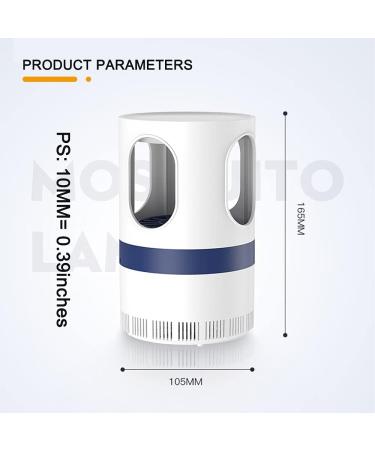 Electric Indoor Mosquito Trap Physical Mosquito Traps Suction Fan No Zapper No Noise Child Safe - Buy Online on GoSupps.com