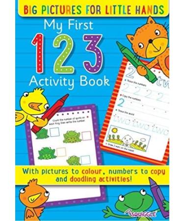 Kids Learning Books ABC 123 Numbers Shapes Activity and Learning Books Set of 4 - Buy Online on GoSupps.com