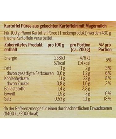 Pfanni Mashed Potatoes with Skimmed Milk - Complete 3x3 Portions (3x94.5g) | Premium Instant Mashed Potatoes for International Shipping - Buy Online on GoSupps.com