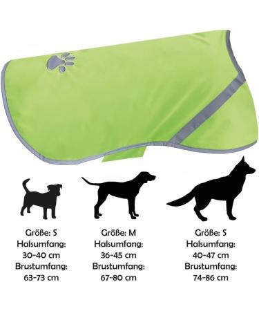 Reflective Dog Warning Vest - Robust Safety Jacket for Dogs | Neon Yellow Sizes Available - Buy Online on GoSupps.com