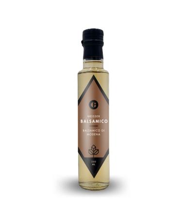 My enjoyment premium white balsamic vinegar di Modena - 250 ml bottle - Trebbiano grapes matured in oak barrel - acidity: 5.4% white balsamic vinegar (250 ml bottle)