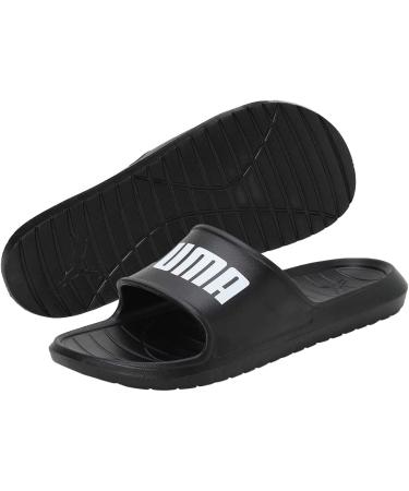 Buy PUMA Unisex Divecat V2 Lite Slide Sandal - 42 EU | Puma Black & White | International Shipping Available - Buy Online on GoSupps.com