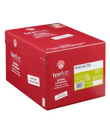 Teekanne Teekanne Teeflott Large Filter Chains (Fenel) 30 Chains with 5 Chamber (150 10 L) Tea for Event and Catering - Large Tea Bags