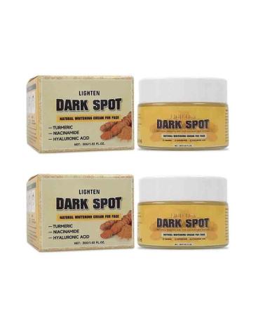 Turmeric Face Cream Dark Spots Removal Whitening Facial Cream Lightening Improve Dullness Skin Care Products Natural Ingredients Moisturizing and Mild Effect Skin Barrier Intensive Cream