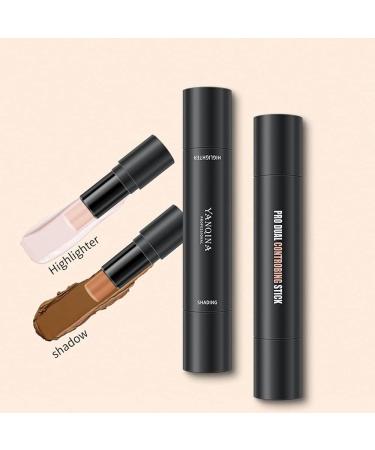WESMAT JMason 2 in 1 Highlighter Stick Double Head Concealer Pen Waterproof Makeup Corrective Highlighters - Buy Online on GoSupps.com