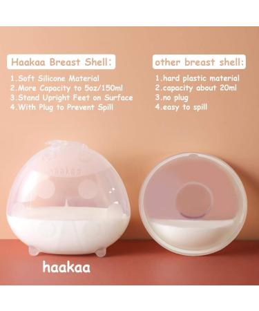 Haakaa Ladybug Breast Milk Collector - Reusable Nursing Cups for Large Milk Supply - 150ml Capacity - Buy Online on GoSupps.com