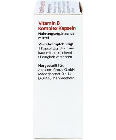 Apodiscounter Vitamin B Complex - 60 Vegan Capsules | All 8 B Vitamins for Optimal Health - Pharmacy Quality - Buy Online on GoSupps.com