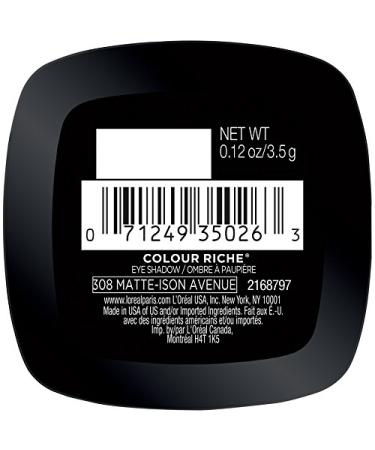 L'Oreal Paris Color Riche Monos Eyeshadow - Matte-ison Avenue - 0.12 oz | International Shipping Available - Buy Online on GoSupps.com
