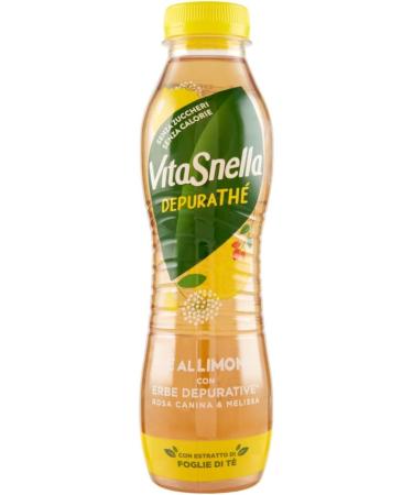  Italian Gourmet E.R. Vitasnella Depurath T al Limone lemon iced tea with cleansing herbs rosehip and lemon balm sugar-free sugar-free disposable PET 500 ml + Italian Gourmet Polpa di Pomodoro - Buy Online on GoSupps.com