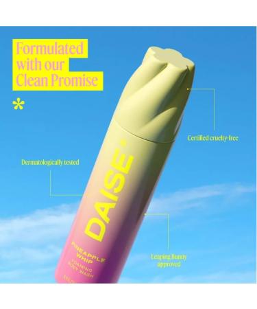 DAISE Foaming Body Wash Pineapple Scent 8.8 Oz Pack - Buy Online on GoSupps.com