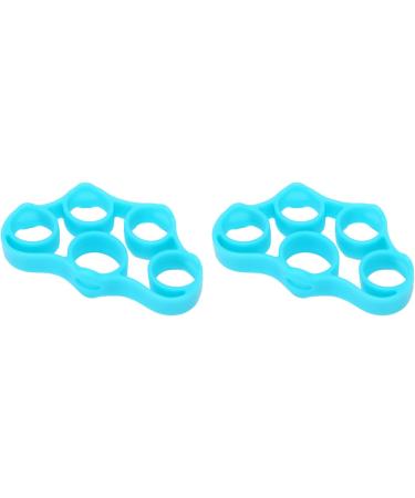 Finger Trainer Washable Finger Exerciser Portable Friendly Light 2Pcs Soft Silicone For Family Lake Blue 8.8lb - Buy Online on GoSupps.com