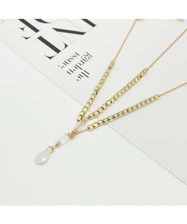 Prosy Bridal Rhinestone Head Chain Headpiece Wedding Headband Bead Hair Piece Festival Hair Jewerly for Bride and Bridesmaids (Gold) - Buy Online on GoSupps.com