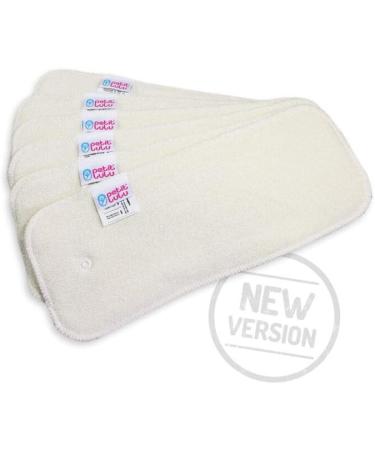 Petit Lulu AI2 Fabric Diaper Insert 6 Pack - Soft Absorbent Bamboo & Cotton - Reusable & Washable - Eco-Friendly EU Shipping - Buy Online on GoSupps.com