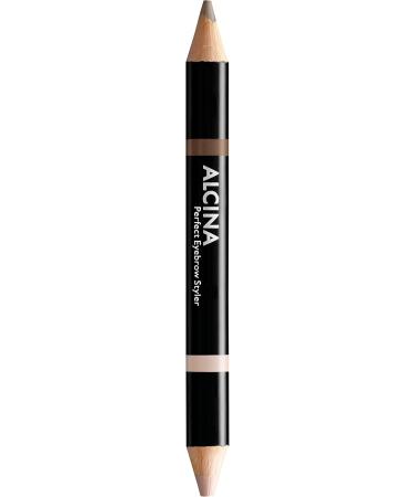 Alcina Perfect Eyebrow Styler Light 010 - 2in1 Styler & Highlighter for Defined Intensified Brow Color | International Shipping Available - Buy Online on GoSupps.com