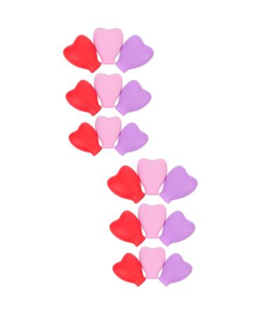 FRCOLOR 18 Pieces Silicone Dust Cover Brush Caps Silicone Makeup Brush Cover Makeup Brush Cover Silicone Makeup Brush Set Travel Portable Silica Gel