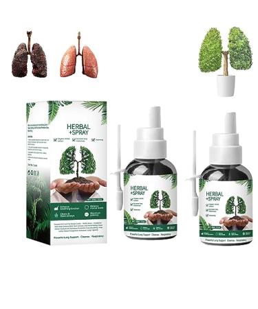 Respira Lung Care Spray Respi Nature Herbal Lung Cleanse Mist Respinature Herbal Spray Lung Care Herbal Spray Herbal Lung Cleanse Mist Powerful Lung Support (2PCS)