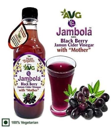 CROW AVG Jambola- Jamun Vinegar with Mother Natural & Unfiltered- 500 ml - Buy Online on GoSupps.com