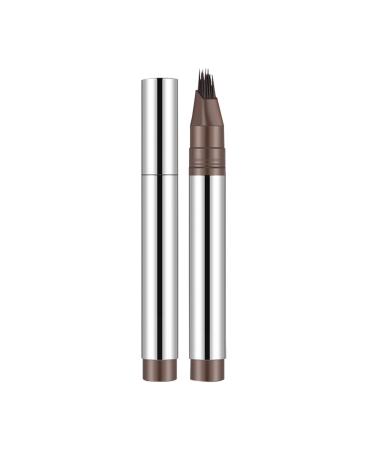 Liquid eyebrow pencil use of imprepers and superor faint curve the stain resistant formula retains brightness sweat and moisture resistant properties C 2 Yellow Brown