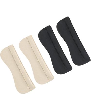 Mobestech 4 Pairs Beige Heel Cushion Pads - Anti-Wear Shoe Stickers for Men & Women - Comfort & Support - Buy Online on GoSupps.com