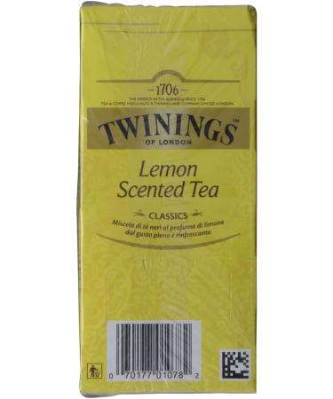  Italian Gourmet E.R. Twinings Lemon Scented Tea Set of 6 Black Lemon Teas with 25 Filters + Gourmet Polpa di Pomodoro Italian Box 400g - Buy Online on GoSupps.com