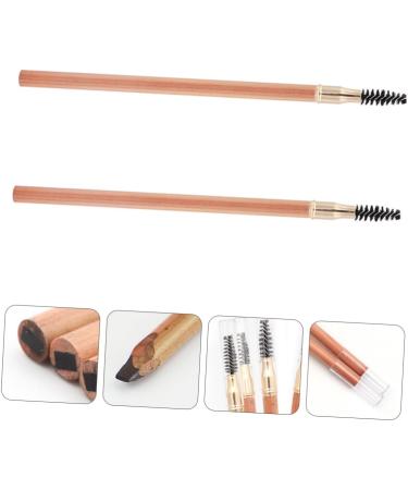 Mipcase 2pcs Double Ended Eyebrow Pencil with Brush Eyebrow Pen Eyebrow Pencil Brown 2 in 1 Brow Pen - Buy Online on GoSupps.com