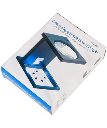 Magnifiers 2.5X Desktop Folding Magnifier LED Hd 2.5X Magnifying Glass 110mm Large Lens Compatible with The Elderly & Students Ideal Reading Small Prints Newspaper Learning Map Re - Buy Online on GoSupps.com