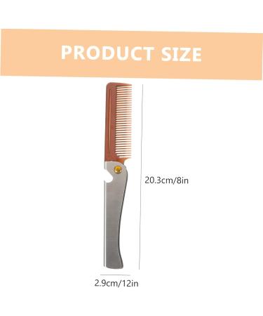 Vintorky Taschenkamm Beard Brush - Premium Beard Care & Salon Quality Face Hairbrush for Men - Buy Online on GoSupps.com