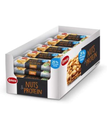  Zaniboni Nuts & Protein Pack of 20 x 40g Protein Bars with Chocolate and Almond. Dried Fruit Protein Bar with over 25 - Buy Online on GoSupps.com