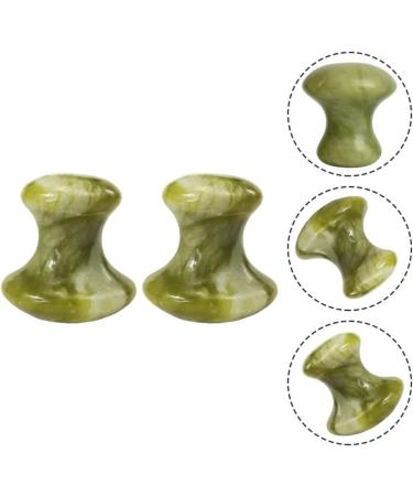 Uonlytech Skin Care Tools - 2pcs Jade Roller & Mushroom Tools for Wrinkle Removal | Home Spa Green Skincare - Buy Online on GoSupps.com