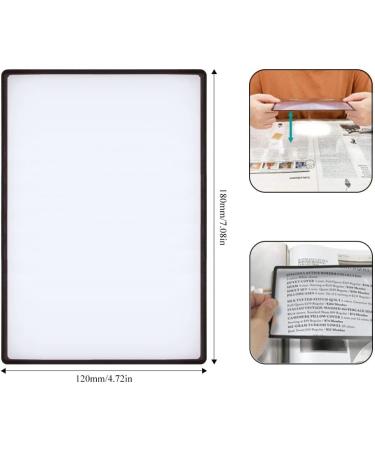 Enhance Reading with Keboyoe 3x Enlargement Fresnel Lens - Ideal for Seniors Books & Maps - Medium Size DIN - Buy Online on GoSupps.com