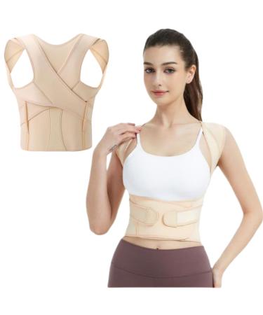 Posture Corrector Adjustable Posture Invisible Back Support Adjusts Spinal Posture Relieves Waist and Shoulder Pain XX-Large White