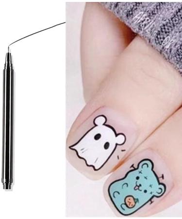 Ruluti 3D Nail Art Graffiti Pens - 3 Pack Nail Liner & Dot Drawing Tools for Stunning Fingernail Designs - International Shipping Available - Buy Online on GoSupps.com