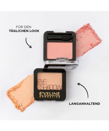 Eveline Cosmetics Eyeshadow highly pigmented single shade with long shelf life and creamy texture 8 colors of your choice 30 g 3er Pack 26 - Buy Online on GoSupps.com