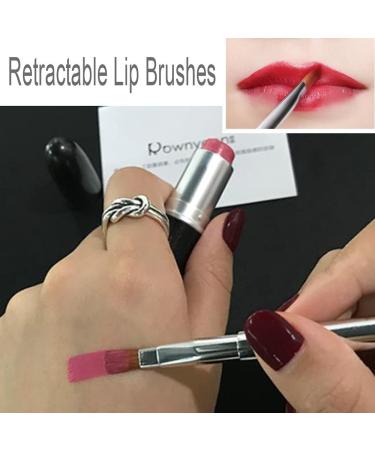 2 Pcs Retractable Lip Brushes for Women - Travel and Daily Use - Random Color - Buy Online on GoSupps.com