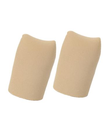 FRCOLOR 2pcs Toe Scuffs Soft Toe Sleeves Big Toe Silicone Toe Sleeves Sneaker Silicone Toe Protectors Anti-wear Covers Breathable Toe Caps Toe Silicone Nylon Covers Headgear As Shown 2.7x4cm