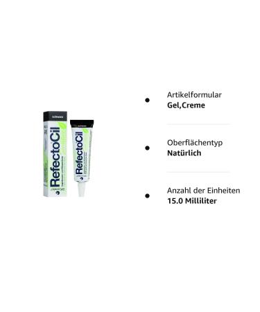 RefectoCil Eyelash Color - Sensitive Black Eyebrows Dye 15ml | Plant-Based Formula for Perfect Color - Buy Online on GoSupps.com