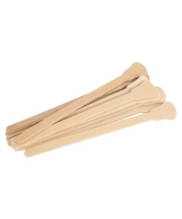 10pcs Wooden Wax Sticks Wax Spatula Tongue Depressor Disposable Face Mask Hair Removal Cream Applicator
