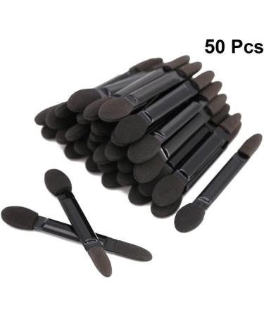 50pcs Double Sided Eyeshadow Sponge Eyeshadow Brush Dual Sides Eyeshadow for Women Girls Makeup Tool - Buy Online on GoSupps.com