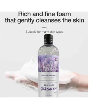Buy Lavender Chamomilla Body Wash (Lot of 3) - Nourishing & Moisturizing for All Skin Types - Vegan & Paraben-Free - Men & Women - Buy Online on GoSupps.com