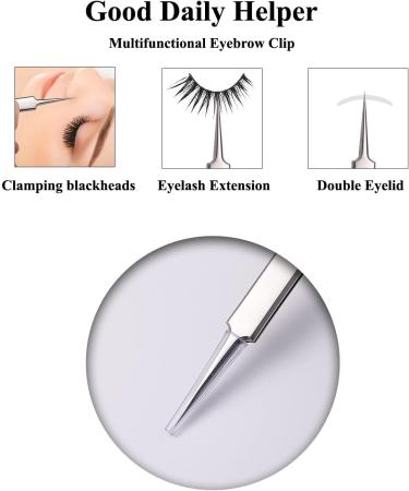 Stainless Steel Pointed Tweezers - Ingrown Hair, Blackhead & Splinter Remover - Buy Online on GoSupps.com