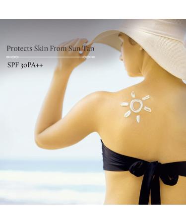 Blue Nectar Cocoa Butter Nargis Sunscreen Lotion SPF 30 - Paraben-Free Mineral Oil-Free 10 Herbal Ingredients 3.38 Fl Oz - Buy Online on GoSupps.com