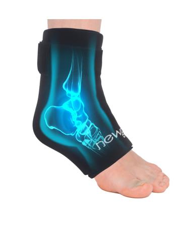 NEWGO Ankle Ice Pack for Injuries Reusable Heel Ice Pack Wrap for Plantar Fasciitis Stretchable Gel Cold Pack for Foot Heel Ankle Pain Achilles Tendinitis Sprain Swelling