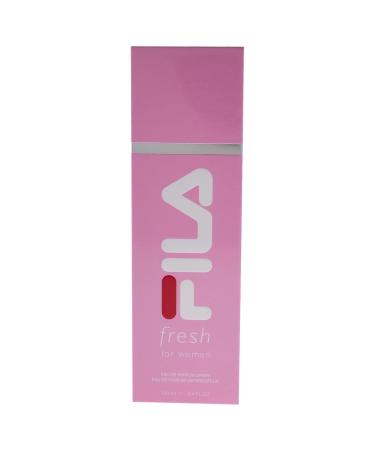 FILA Fresh for Women - Intense Refreshing Designer Body Spray Fragrance - EDP Infused With Notes Of Lemon Strawberry And Rose - Intense Long Lasting Scent Arriving In Pink Glass Bottle - 3.4 Oz 3.4 Ounce (Pack of 1) - Buy Online on GoSupps.com