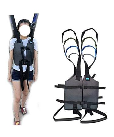 Slings Drive Standing Leg Trainers Exercise Thigh Hip Waist Lumbar Supports Walking Standing Aids Transfer Belt with Padded Chest Buffer