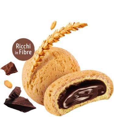  Italian Gourmet E.R. Misura Fibrextra Whole Wheat Biscuits Filled with Chocolate Set of 3 Whole Biscuits Filled with Dark Chocolate 100% Whole Wheat Flour High in Fiber 260 g + Gourmet Italian Pulp 400 g - Buy Online on GoSupps.com