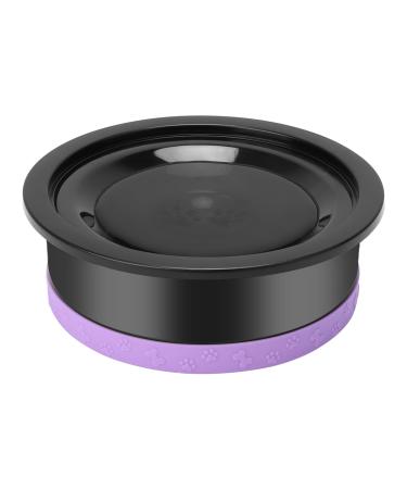 Fretonba WassernAbf for dogs 500ml leak -proof drinking trinker dog eating napf on the way travel drinking napping water dispenser for cats pets - purple