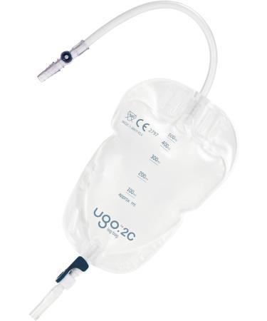 Ugo 4 Weeks Urology Supplies: 4 Leg Bags, 28 Night Bags, Straps, Clips | 1 Month Pack (Ugo 2C - 500ml) - Buy Online on GoSupps.com